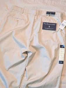 Polo Ralph Lauren Chino VTG Y2K Prospect Pant 100% Cotton NWT Size 38x30 - Picture 1 of 9