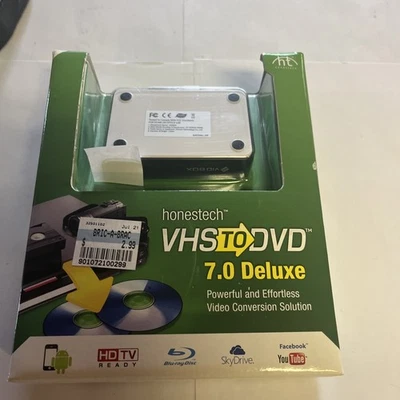 Honestech VHS to DVD/BLU-RAY 7.0 Deluxe Video Conversion Solution USB Windows - Image 1 of 4