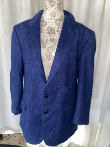 Chaqueta Blazer Hombre Avoca 44R Azul Lana Hecha en Irlanda - Imagen 1 de 13