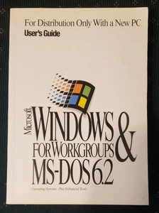 Microsoft Windows for Workgroups and MS-DOS 6.2 - User's Guide  - Picture 1 of 8