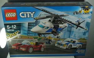 LEGO CITY Police High-speed Chase 60138 Helicopter Patrol Car & Robber New - Picture 1 of 9