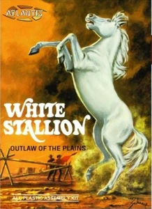 Modelos Atlantis Caballo de Semental Blanco de Original Aurora 1966 Herramientas - Imagen 1 de 3