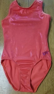 GK ELITE Juventud GRANDE NARANJA ROSA PÚRPURA BRILLANTE Danza Gimnasia LEOTARDO - Imagen 1 de 4