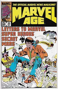 Marvel Age #20 Marvel Comics Shooter Gillis Cowan VFN 1984 - Picture 1 of 1