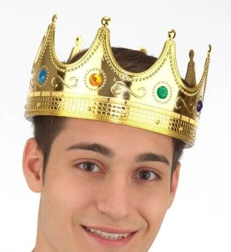 Adult Jeweled Kings Crown Jacobson Hat 15694
