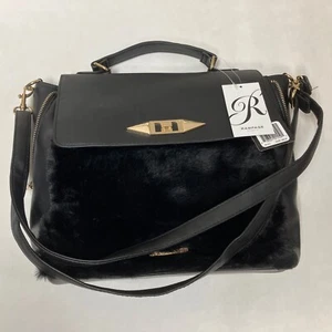 Convertible Handbag by Rampage Top Handle or Crossbody Large Satchel Purse - Picture 1 of 10