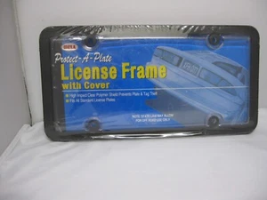 Bell Protect-A-Plate License Frame with Cover - Picture 1 of 6
