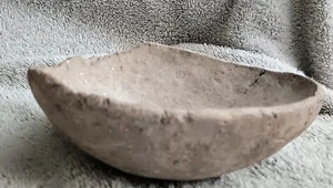 Prehistoric Anasazi Pottery Gray Ware Dipper Tusayan Region Circa 1250-1660 AD. - Picture 1 of 17