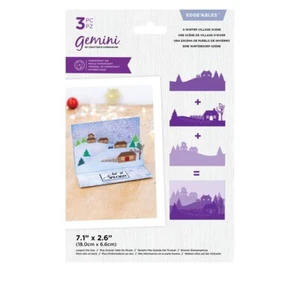 Crafter's Companion A Winter Village Create a Scene Edge'able Die New 783016 C98 - Picture 1 of 4