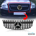 Black Grill Front Grille For 2013-15 Mercedes Benz X204 GLK-CLASS GLK350 GLK300