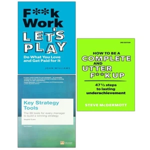 How to be a Complete and Utter, F**k Work, Let's Play, Key Strategy 3 Books Set - Picture 1 of 4