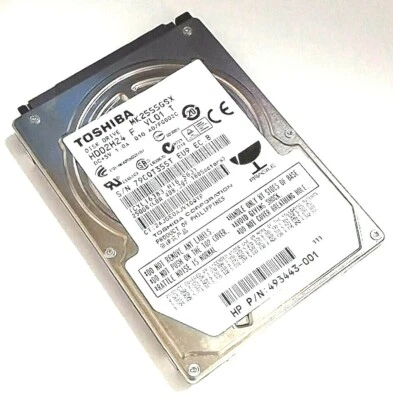 Toshiba Internal HDD2H24 250GB - 5400RPM - 2.5" - MK2555GSX - Image 1 of 3