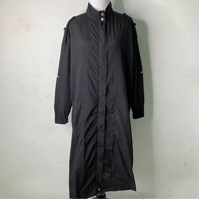 Vestido túnica cortavientos ligero manga larga negro UNIF para mujer talla XS Foto 1 de 4