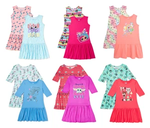 Stitch/ Star Wars Yoda/ JoJo/ Frozen 2/LOL Girls Comfy Play Dress 2PC Great Gift - Picture 1 of 25