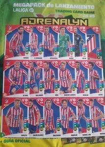 CARD ADRENALYN XL 2024-25 EQUIPO COMPLETO ATLETICO DE MADRID PANINI - Imagen 1 de 20
