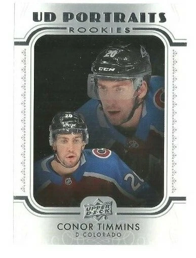 2019-20 Upper Deck UD Portraits #P89 Conor Timmins (ref 92448) - Image 1 of 1