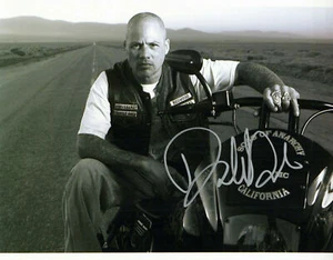 81 Hell's Angels David Labrava  Hand Signed Sons Of Anarchy Happy 8x10  - Picture 1 of 2