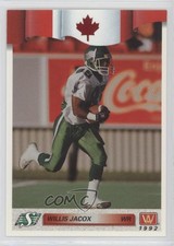 1992 All World CFL Foil Willis Jacox #73