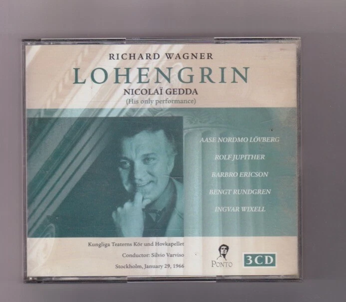 CD   NICOLAI GEDDA - RICHARD WAGNER LOHENGRIN silvio varviso 1966 - Imagen 1 de 1