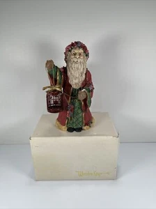 Vintage Santa Claus Figurine From The Wooden Key Christmas Decoration 6” - Picture 1 of 10