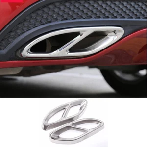 For Benz A B C E CLA GLC GLE GLS Class W213 16-19 Exhaust Muffler Tail Pipe Trim - Picture 1 of 10