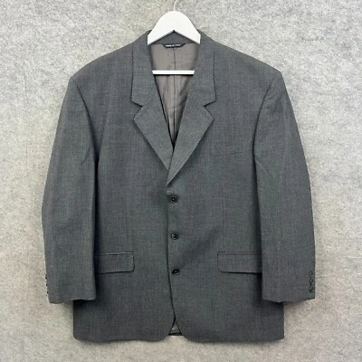 Vintage Paul Smith Jacket Mens 44 Grey Blazer Wool 3 Button Made In Italy 90s - Image 1 of 4