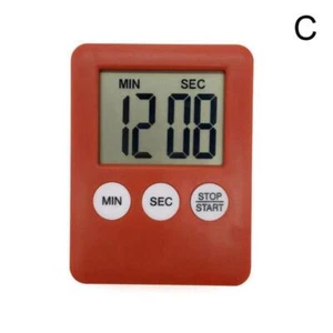LCD Digital Kitchen Cooking Timer Count-Down Up Clock A Alarm Magnetic A L6F4 - Picture 1 of 18