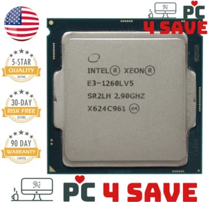 Intel Xeon E3-1260L V5 CPU SR2LH 2.90GHz 4-Core LGA-1151 Workstation Processor - Picture 1 of 2
