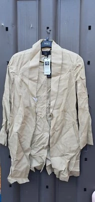 New Ladies AUTOGRAPH Pure Irish Linen Chuck On Jacket Size UK 12 - Image 1 of 2