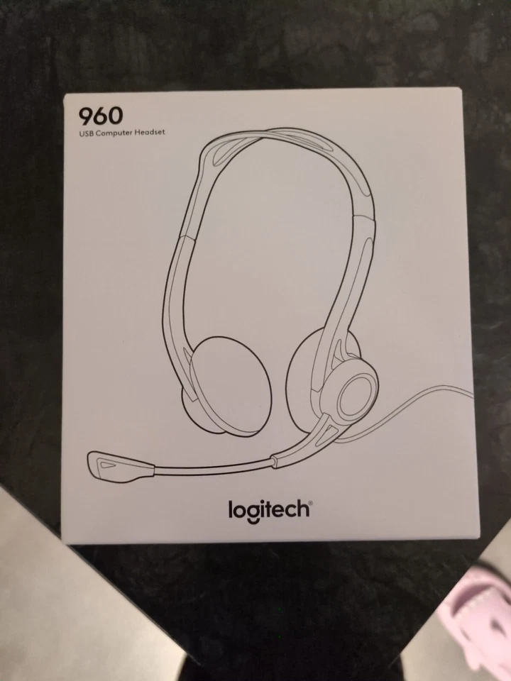 Logitech PC 960 Schwarz Kopfbügel Headset für PC