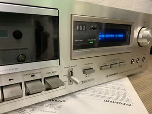 Pioneer CT-F600 *Stereo Cassette Tape Deck + manuale -da cambiare cinghia- - Foto 1 di 12
