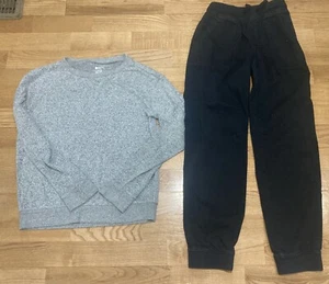 Girl's Zella & Gap Outfit Size 10 - Gray Sweater w/Pant Joggers EUC - Picture 1 of 7