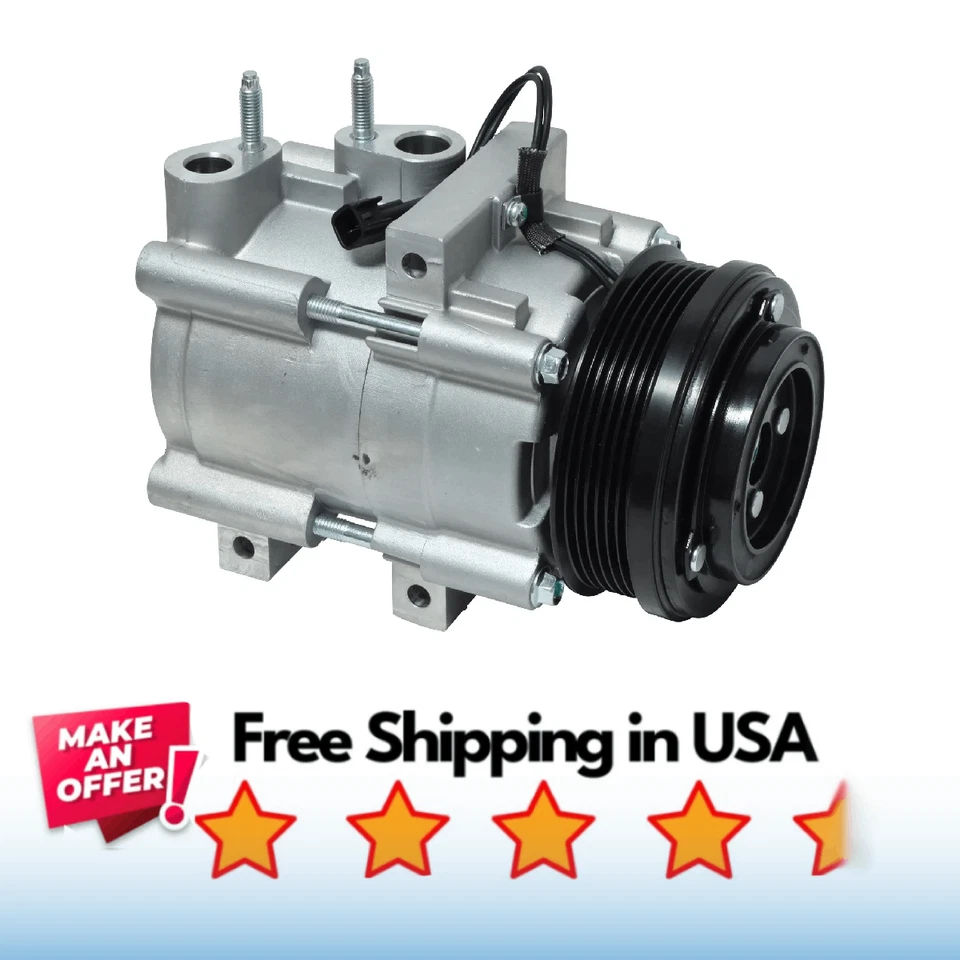 Compresor aire acondicionado apto para Ford E-350 Super Duty 07-19, Ford E-450 Super Duty 07-09 Foto 1 de 1