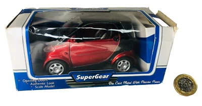 Toy Car Smart Car Red Super Gear Boxed ra - Image 1 of 4