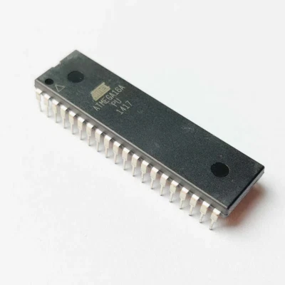 ATmega16A-PU Atmel AVR Mikrocontroller 16kB Flash 512B EEPROM 1kB SRAM DIP40 - Bild 1 von 2