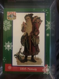 SANTA AROUND THE WORLD: SANTA & SNOWFLAKES Trading Card Set from 1995 (SERIES 2)