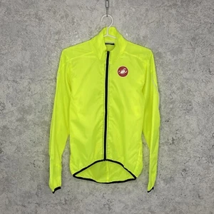 Castelli Cycling Super Lightweight Wind Jacket Neon Yellow Men's S - Picture 1 of 9