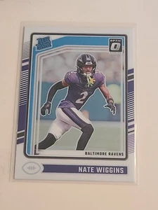2024 Donruss Optic Nate Wiggins Rated Rookie Baltimore Ravens #281 - Bild 1 von 1