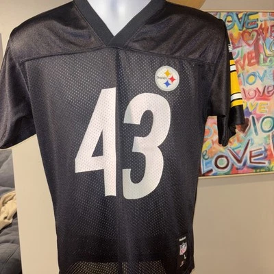 Troy Polamalu - Steelers - Ropa del equipo Reebok - Camiseta vintage - Talla juvenil L Foto 1 de 4