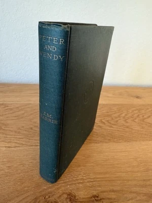 Peter and Wendy, J. M. Barrie, Pub. Charles Scribner & Sons 1922 NY Antique HC - Imagem 1 de 4