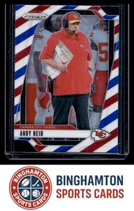 Panini Prizm #145 Andy Reid 2024 rojo blanco y azul Kansas City Chiefs - Imagen 1 de 2