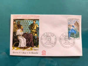L12J - ENVELOPPE 1ER JOUR FRANCE - N°659- CHARLES V LE SAVE - 1968. - Foto 1 di 1