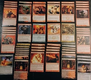 Berserk Intimidators ~ POWERFUL 60 Card Custom Fire Deck ~ Magic: The Gathering - Picture 1 of 2
