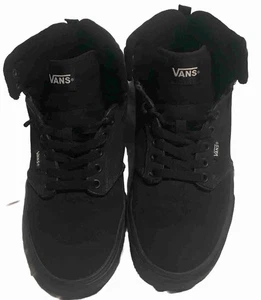 Vans Atwood Hi Black Canvas Skate Shoes Men’s Size 10.5 High Top Sneakers 721356 - Picture 1 of 15