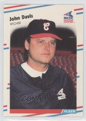 1988 Fleer Update Glossy John Davis #U-15 Rookie RC - Image 1 of 2