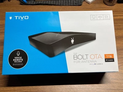 TiVo Bolt - 1000 GB - 4 OTA (Antenna) or Cable Model TCD849000 New in opened Box - Image 1 of 4
