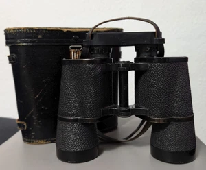 beh KF Dienstglas 10x50 - M H/6400  Wehrmacht mit Köcher Binoculars Vintage - Bild 1 von 24