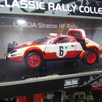 SunStar 1/18 Lancia Stratos HF Rally Diecast Model Car - Image 1 of 4
