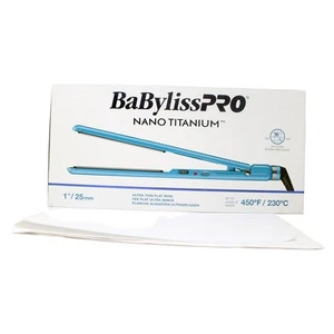 Babyliss Pro Nano Titanium 1 Inch Ultra-Thin Flat Iron 1 Count - Picture 1 of 2