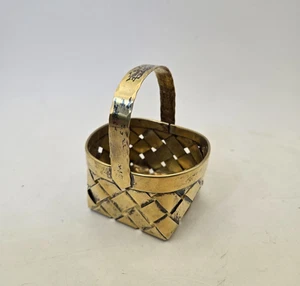 CESTA CARTIER DIMINUTA PLATA ESTERLINA 1,53 ONZAS TROY - Imagen 1 de 6